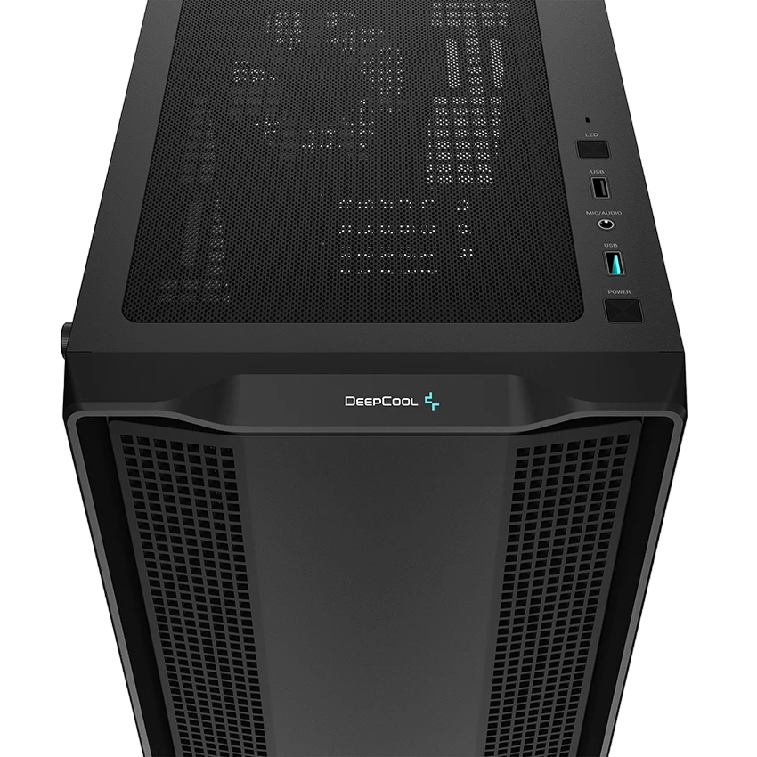 Компьютерный корпус deepcool cc360 argb, midi-tower, без блока питания, чёрный 4