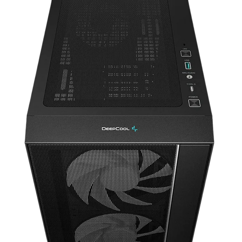Carcasă pc deepcool matrexx 55 mesh v4, midi-tower, fără psu, negru 2