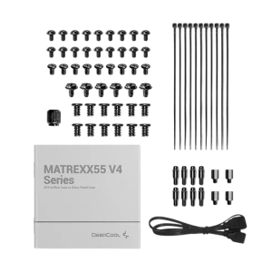 Carcasă pc deepcool matrexx 55 mesh v4, midi-tower, fără psu, negru Thumbnail 3