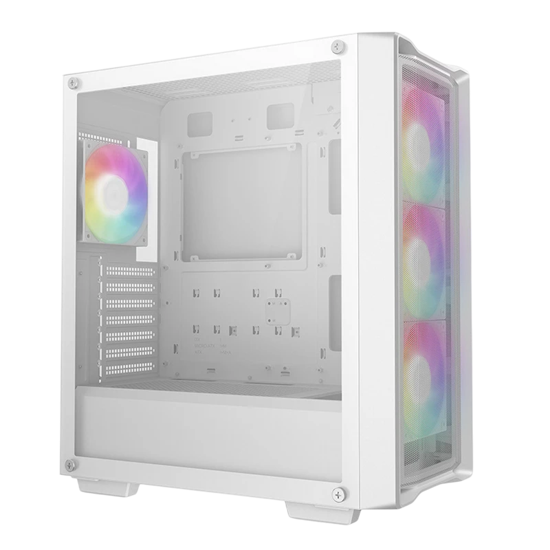 Компьютерный корпус deepcool cc560 mesh v2 wh, midi-tower, без блока питания, белый 10