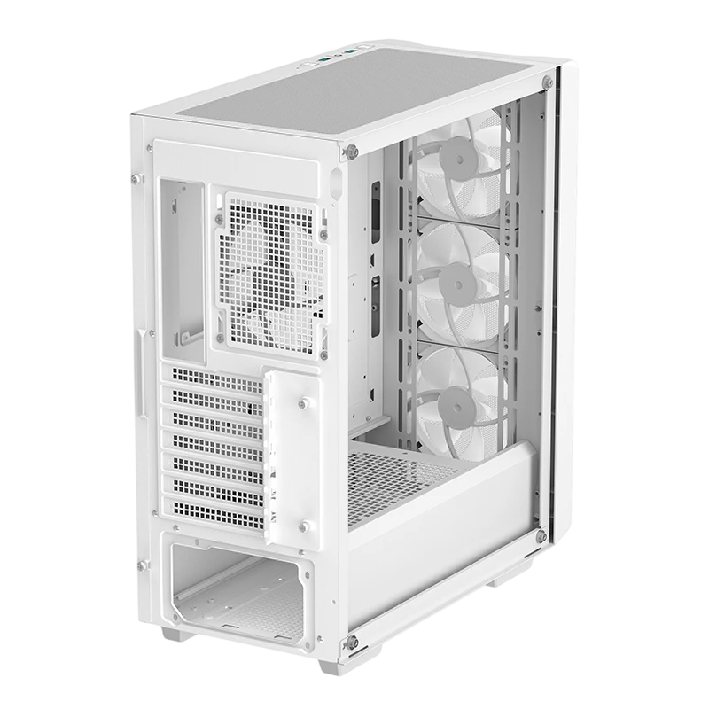 Компьютерный корпус deepcool cc560 mesh v2 wh, midi-tower, без блока питания, белый 4