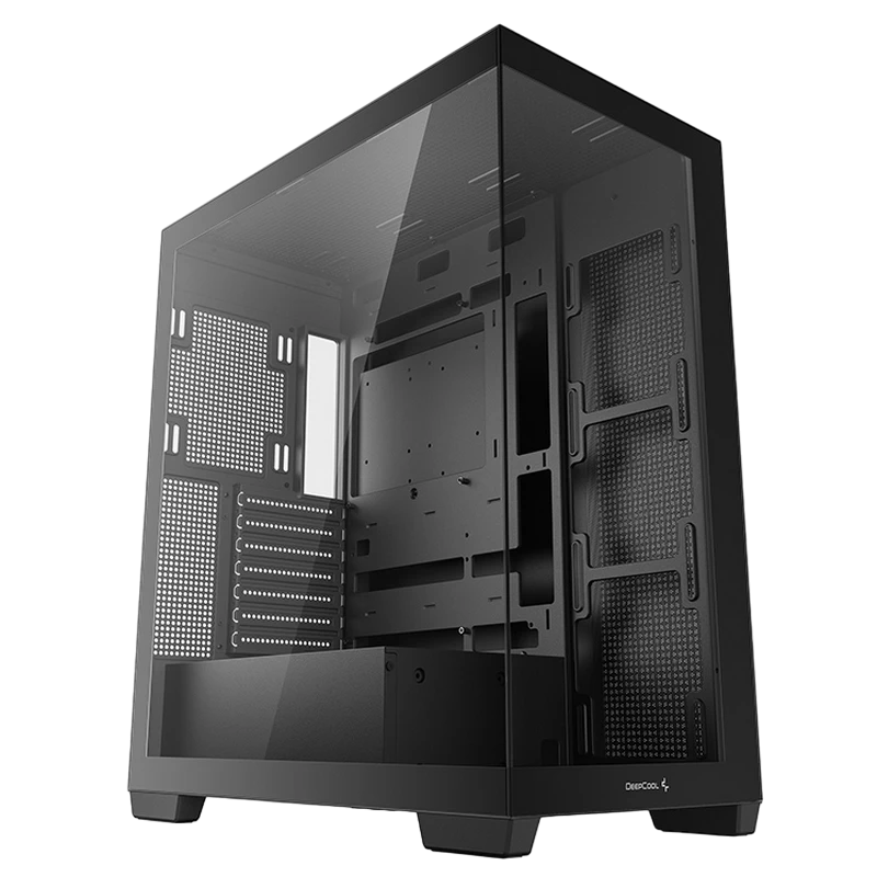 Компьютерный корпус deepcool cg580, midi-tower, без блока питания, чёрный 7