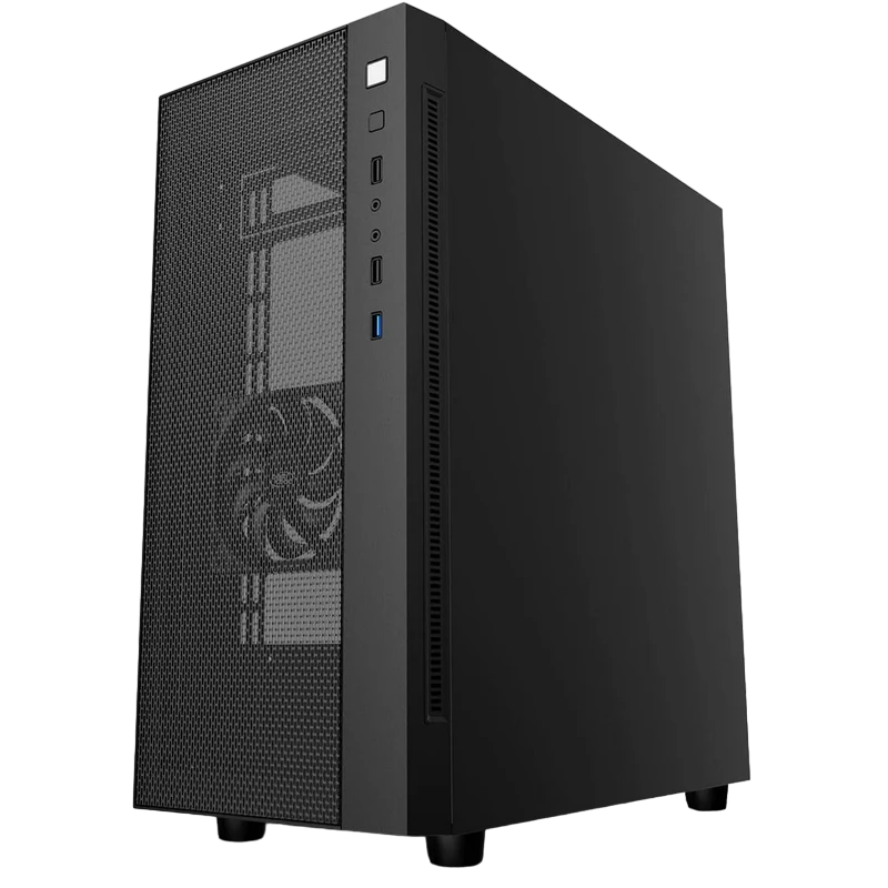 Компьютерный корпус deepcool matrexx 55 mesh, midi-tower, без блока питания, чёрный 18