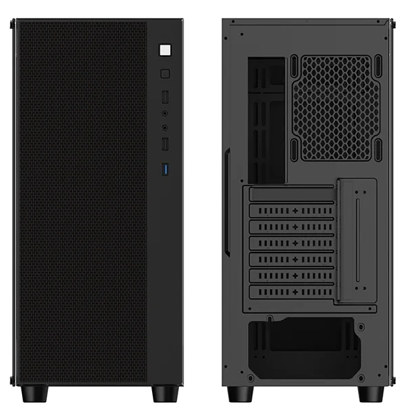 Компьютерный корпус deepcool matrexx 55 mesh, midi-tower, без блока питания, чёрный 4