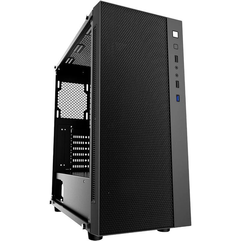 Компьютерный корпус deepcool matrexx 55 mesh, midi-tower, без блока питания, чёрный 19