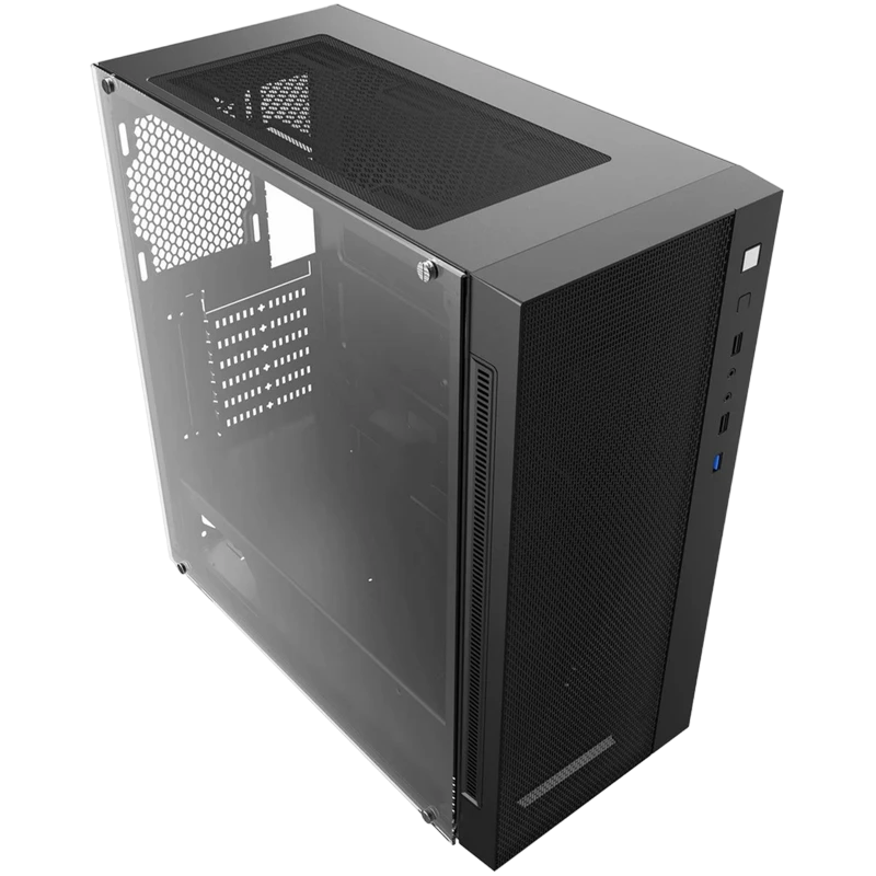 Компьютерный корпус deepcool matrexx 55 mesh, midi-tower, без блока питания, чёрный 8