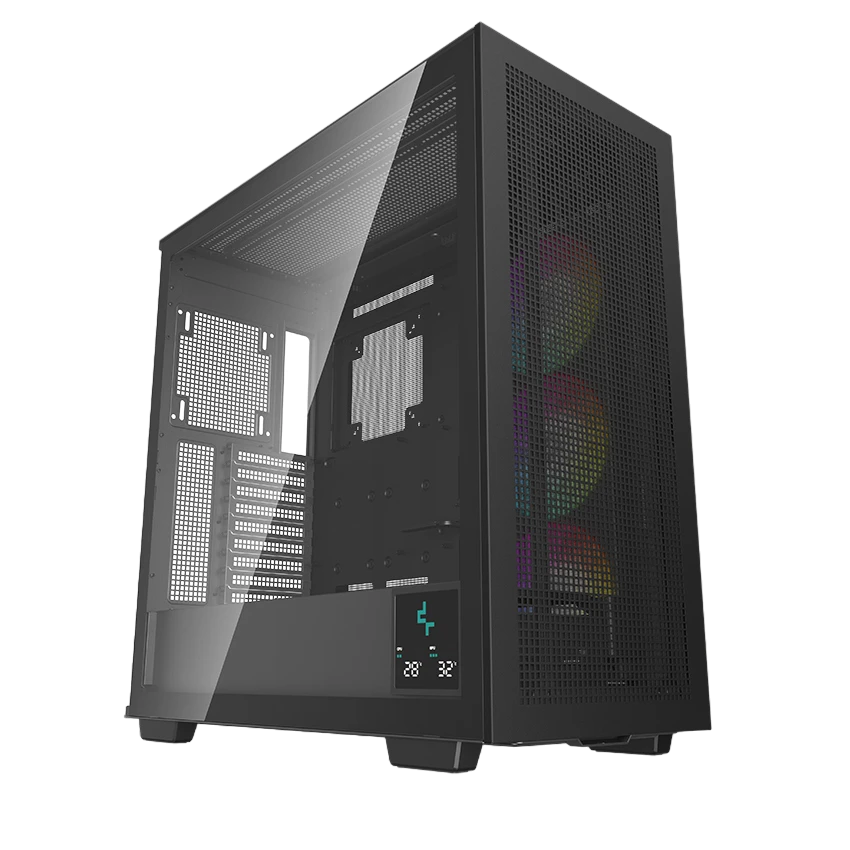 Компьютерный корпус deepcool morpheus, full-tower, без блока питания, чёрный 11