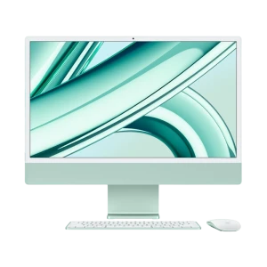 Моноблок apple imac a2873, 24", m3 with 8-core cpu and 10-core gpu, 8гб/256гб, macos sonoma, зеленый