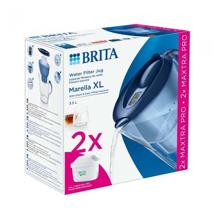 Brita marella xl (albastru) 2 cart. filtru cana 2