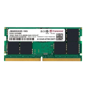 Оперативная память Transcend JetRam, DDR5 SDRAM, 4800 МГц, 16Гб, JM4800ASE-16G