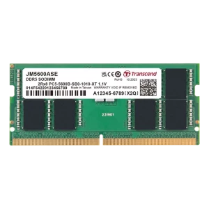 Оперативная память Transcend JetRam, DDR5 SDRAM, 5600 МГц, 24ГБ, JM5600ASE-24G
