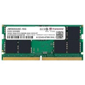 Оперативная память Transcend JetRam, DDR5 SDRAM, 5600 МГц, 16Гб, JM5600ASE-16G