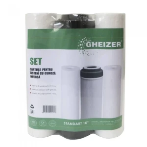 Gheizer set 3 cartuse p/u filtru cu osmosa inversa