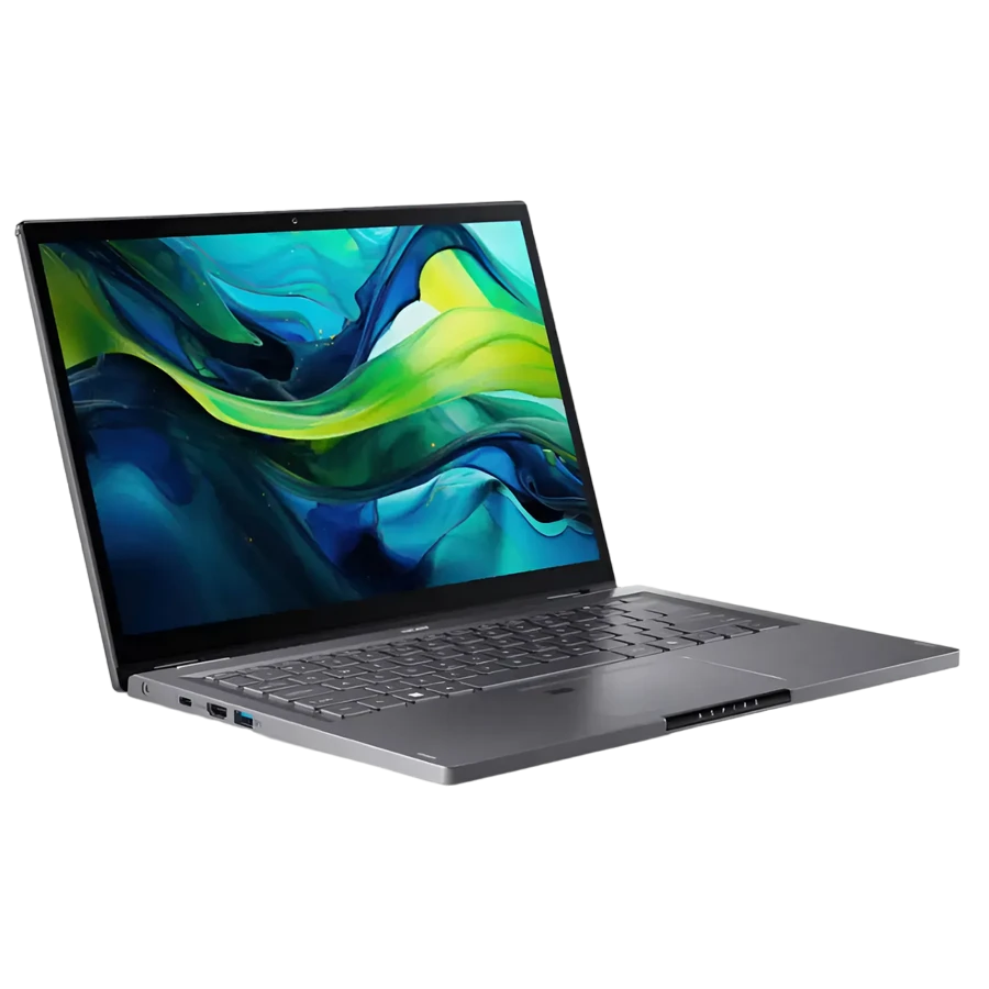 Ноутбук 14" acer aspire spin 14 asp14-51mtn, steel gray, intel core 7 150u, 16гб/1024гб, windows 11 home 8