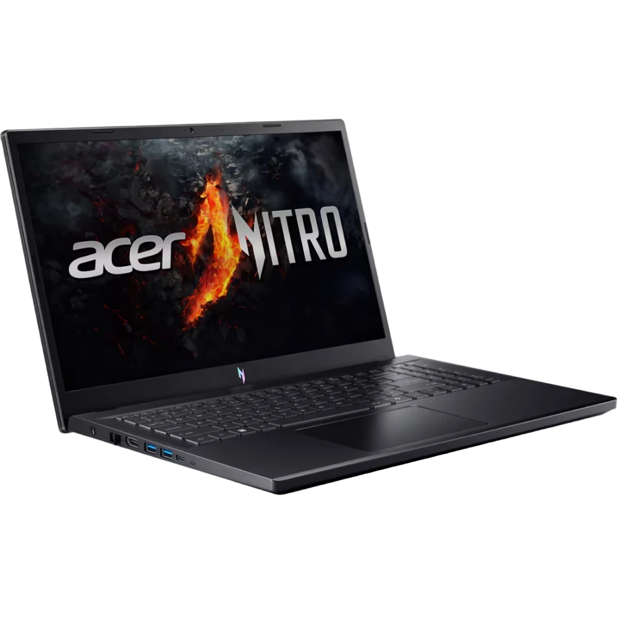 Игровой ноутбук 15,6" acer nitro v15 anv15-41, obsidian black, amd ryzen 7 7735hs, 16гб/1024гб, linux eshell 6