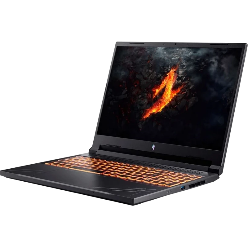 Игровой ноутбук 16" acer nitro v16 anv16-41, obsidian black, amd ryzen 5 8645hs, 16гб/1024гб, linux eshell 8