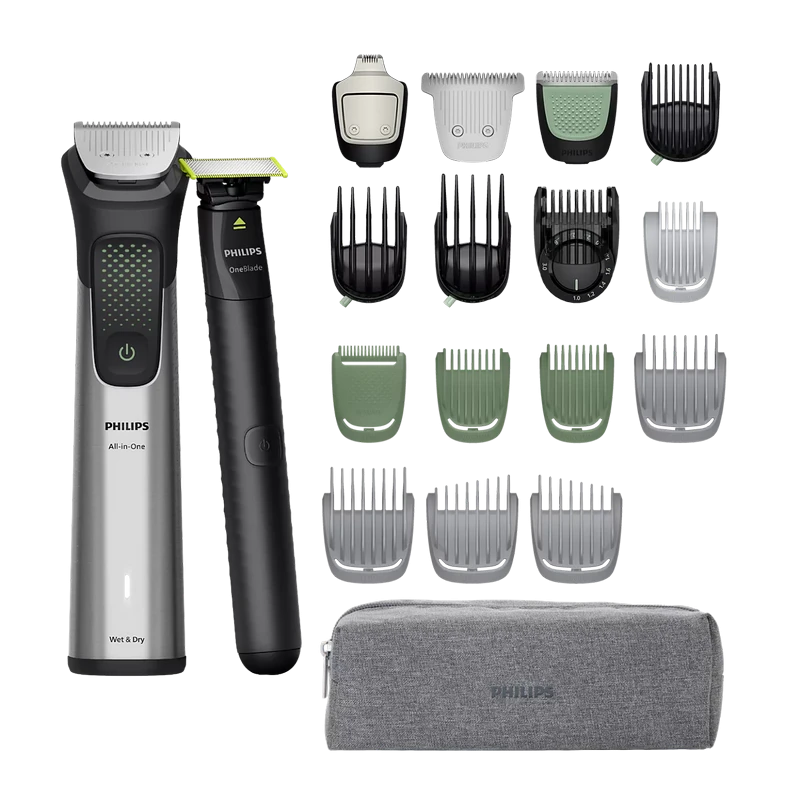 Trimmer pentru bărbați philips mg9557/15, argintiu 6