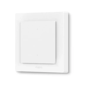 Aqara zigbee/ thread light switch h2 eu ( 2 buttons, 1 channels), white Thumbnail 2