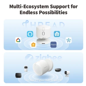 Мультидатчик присутствия aqara zigbee/thread fp300 5-в-1 (pir, mmwave, свет, температура и влажность) Thumbnail 3