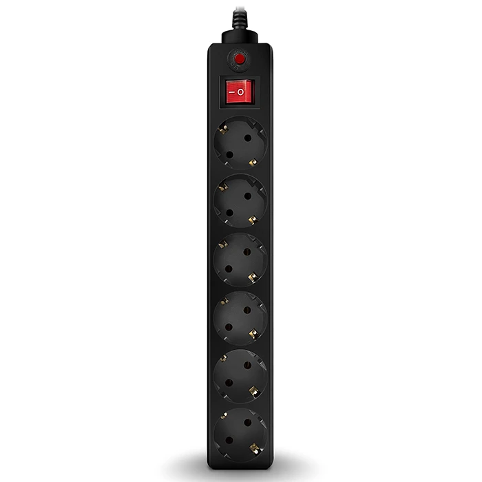 Prelungitor electric sven optima, 6 prize, 5m, negru 7