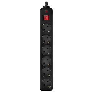 Prelungitor electric sven optima, 6 prize, 5m, negru