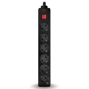 Prelungitor electric sven optima, 6 prize, 3m, negru
