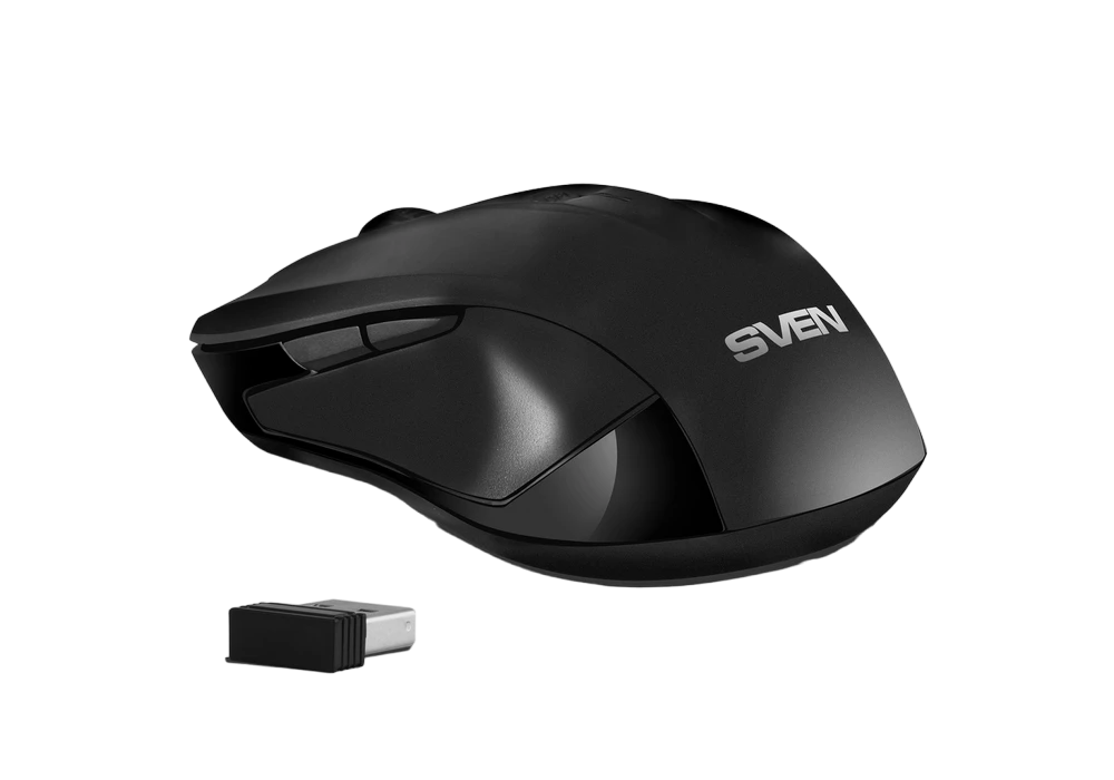 Set tastatură + mouse sven kb-c3400w, fără fir, negru 18