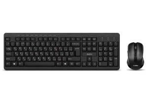 Set tastatură + mouse sven kb-c3400w, fără fir, negru