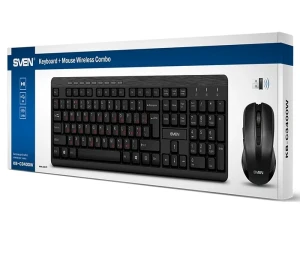 Set tastatură + mouse sven kb-c3400w, fără fir, negru Thumbnail 4