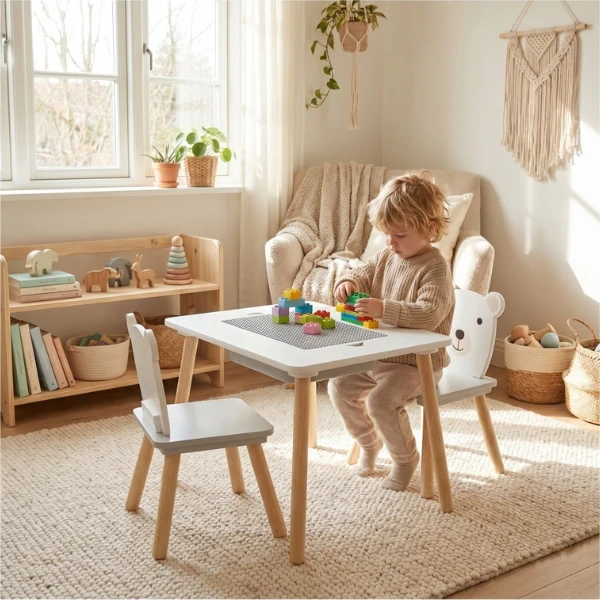 Set măsuța și 2 scaunele "bear", u-grow 10