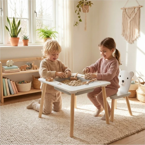 Set măsuța și 2 scaunele "bear", u-grow 7
