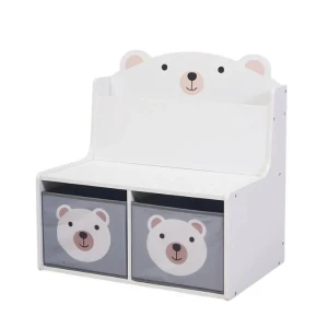 Băncuță cu spațiu de depozitare pentru jucării și cărți "bear", u-grow Thumbnail 3