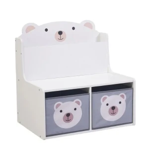 Băncuță cu spațiu de depozitare pentru jucării și cărți "bear", u-grow Thumbnail 5