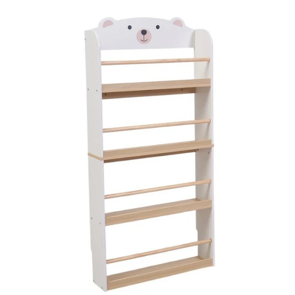 Raft de perete pentru depozitare cărți și jucării "bear", u-grow 4