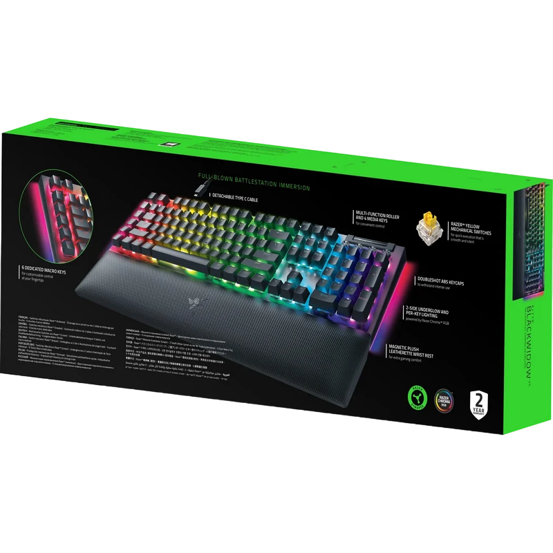 Tastatură razer blackwidow v4, cu fir, negru 8