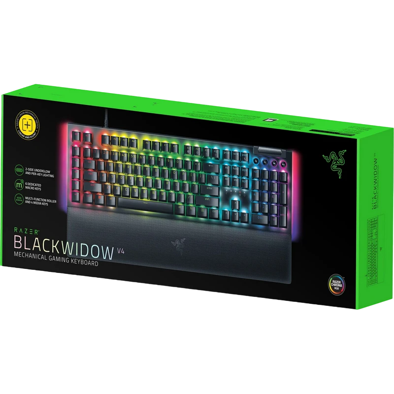 Tastatură razer blackwidow v4, cu fir, negru 2