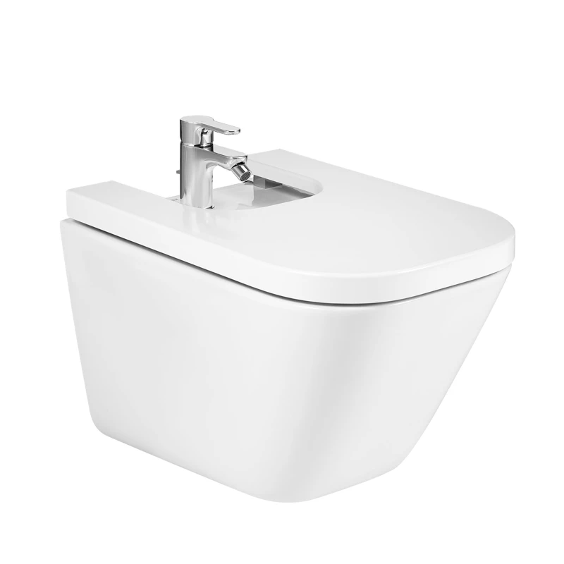 Биде подвесное roca the gap square скрытое крепление a357476000 2
