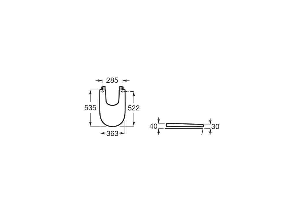 Capac bideu roca meridian soft close a8062a200b 2