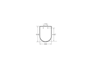 Capac wc roca debba slim soft close a8019d2005 Thumbnail 2