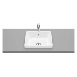 Раковина в столешницу roca the gap square 390x370 a3270y7000