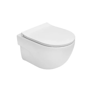 Унитаз подвесной roca meridian rimless compact+крышка a34h242000