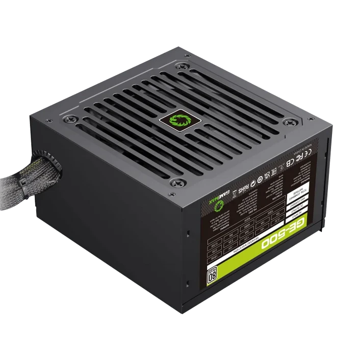 Блок питания для компьютеров gamemax ge-500, 500вт, atx, немодульный 11