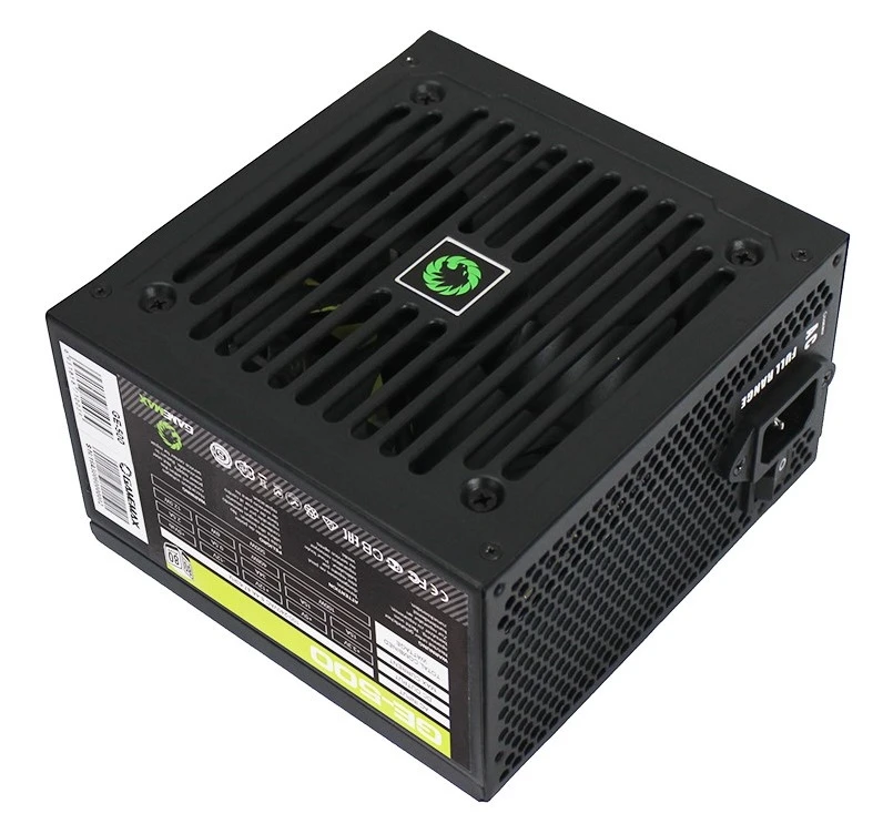 Блок питания для компьютеров gamemax ge-500, 500вт, atx, немодульный 14