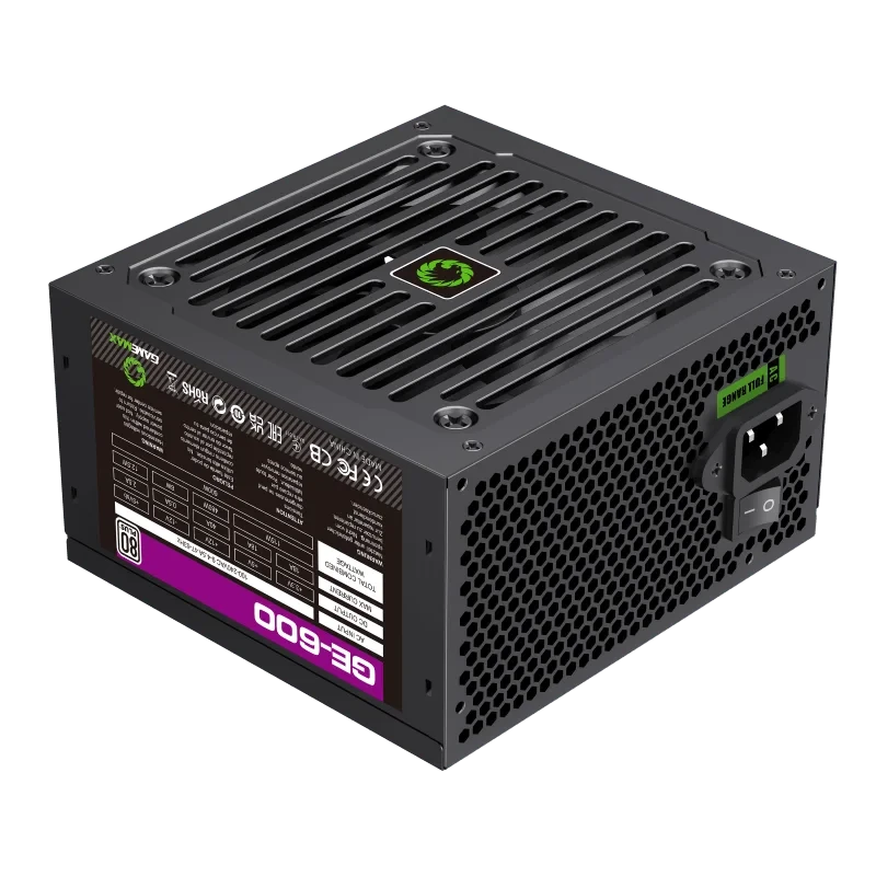 Блок питания для компьютеров gamemax ge-600, 600вт, atx, немодульный 11