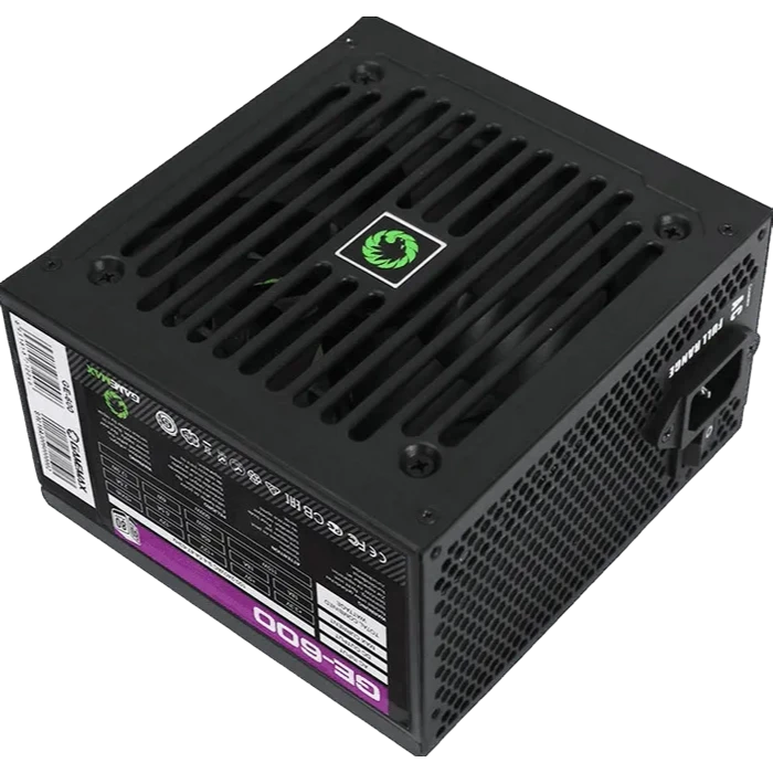 Блок питания для компьютеров gamemax ge-600, 600вт, atx, немодульный 8