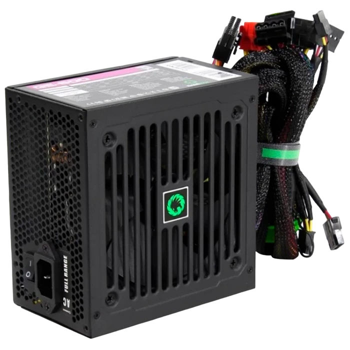 Блок питания для компьютеров gamemax ge-600, 600вт, atx, немодульный 13