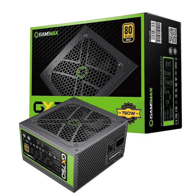Блок питания для компьютеров gamemax gx-750, 750вт, atx, полностью модульный 2