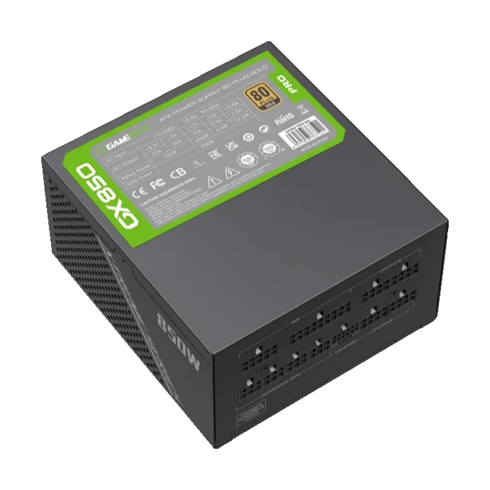 Sursă alimentare pc gamemax gx-850 pro, 850w, atx, complet modular 10