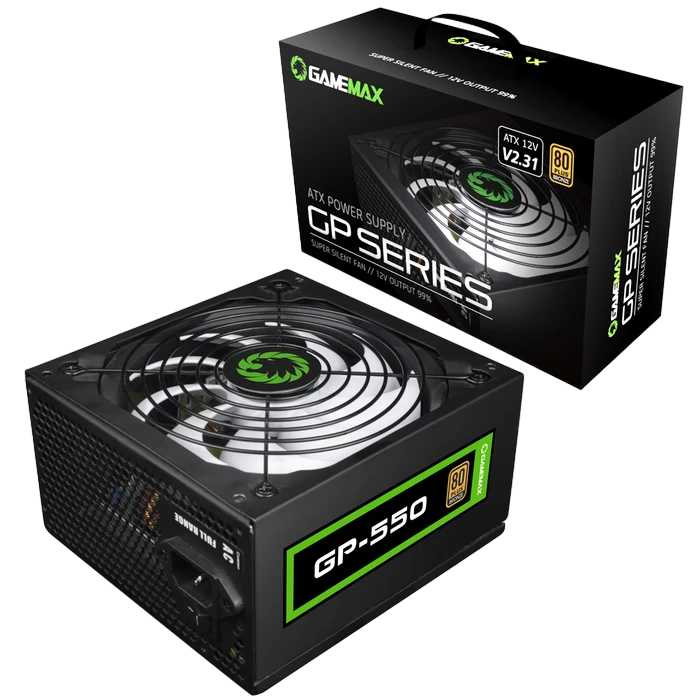Sursă alimentare pc gamemax gp-550, 550w, atx, nemodular 16