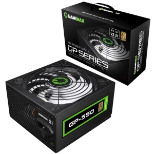Блок питания для компьютеров Gamemax GP-550, 550Вт, ATX, Немодульный